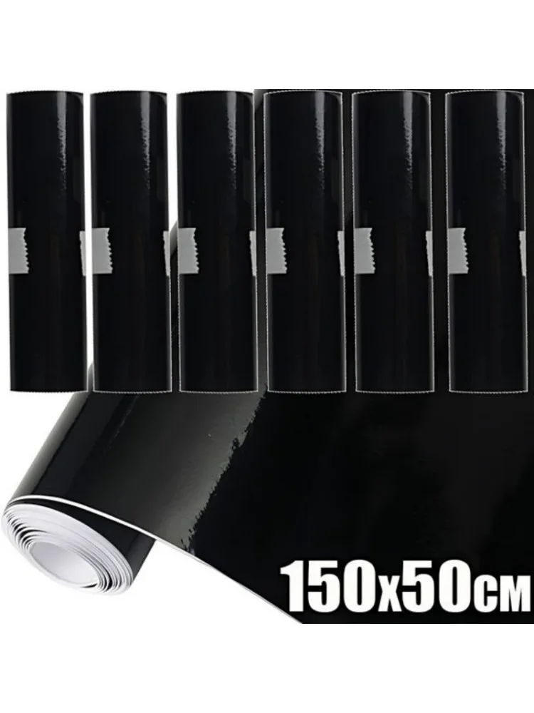 AliExpress Piano Black Glossy Vinyl Wrap Film Self Adhesive Vinyl Sticker Bubble Free for Window Trim Mirror Car Motorcycles Bicycle Laptop