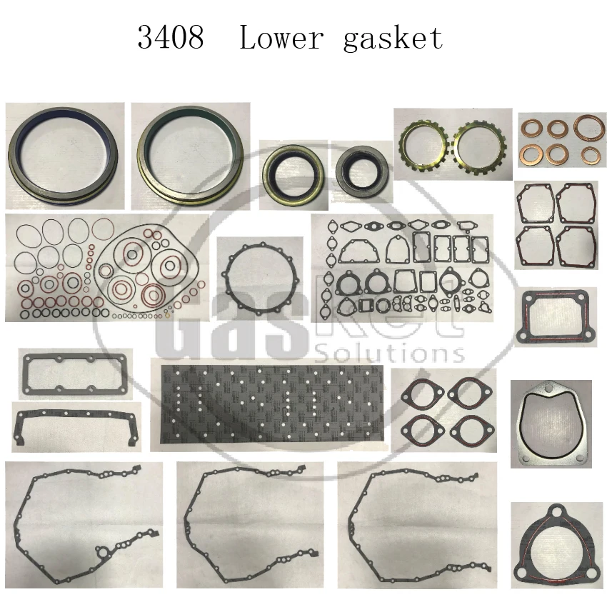 3408 Full Gasket Kit For CAT Caterpillar Forklift Excavator Machinery Engine cylinder head