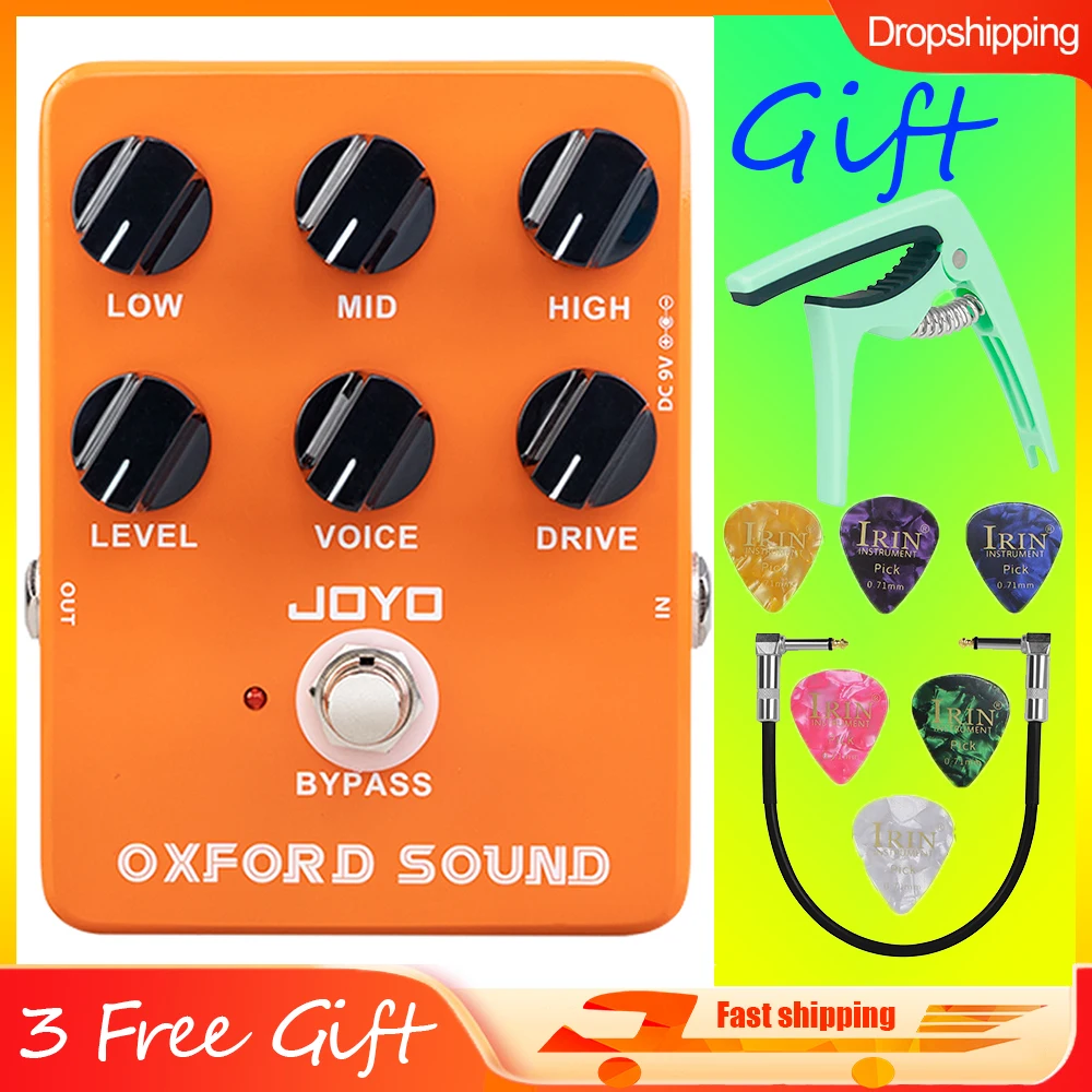 

JOYO JF-22 OXFORD SOUND Effects Pedal Clean Distortion for Electric Guitar Effect Pedal Classic British Rock of the 70' s Guitar