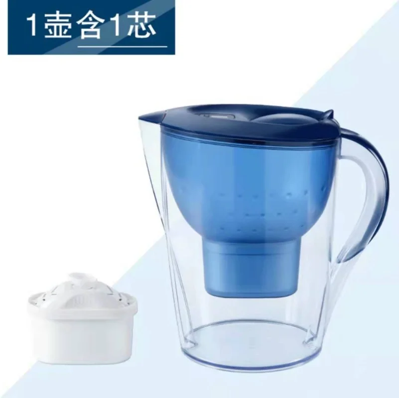 

Бытовой фильтр-чайник с 1 фильтрующим устройством, очиститель воды с щелочным активированным углем и таймером, чистый нетоксичный фильтр, вода, 3,5 л