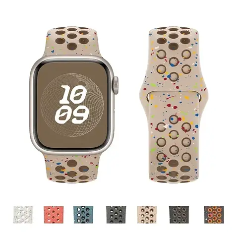 Apple Ultra 2 용 기존 실리콘 시계 스트랩 Iwatch 시리즈 9 8 7 6 SE 4 3 2 45MM 44MM 42MM 41MM 용 49MM 스포츠 고무 밴드