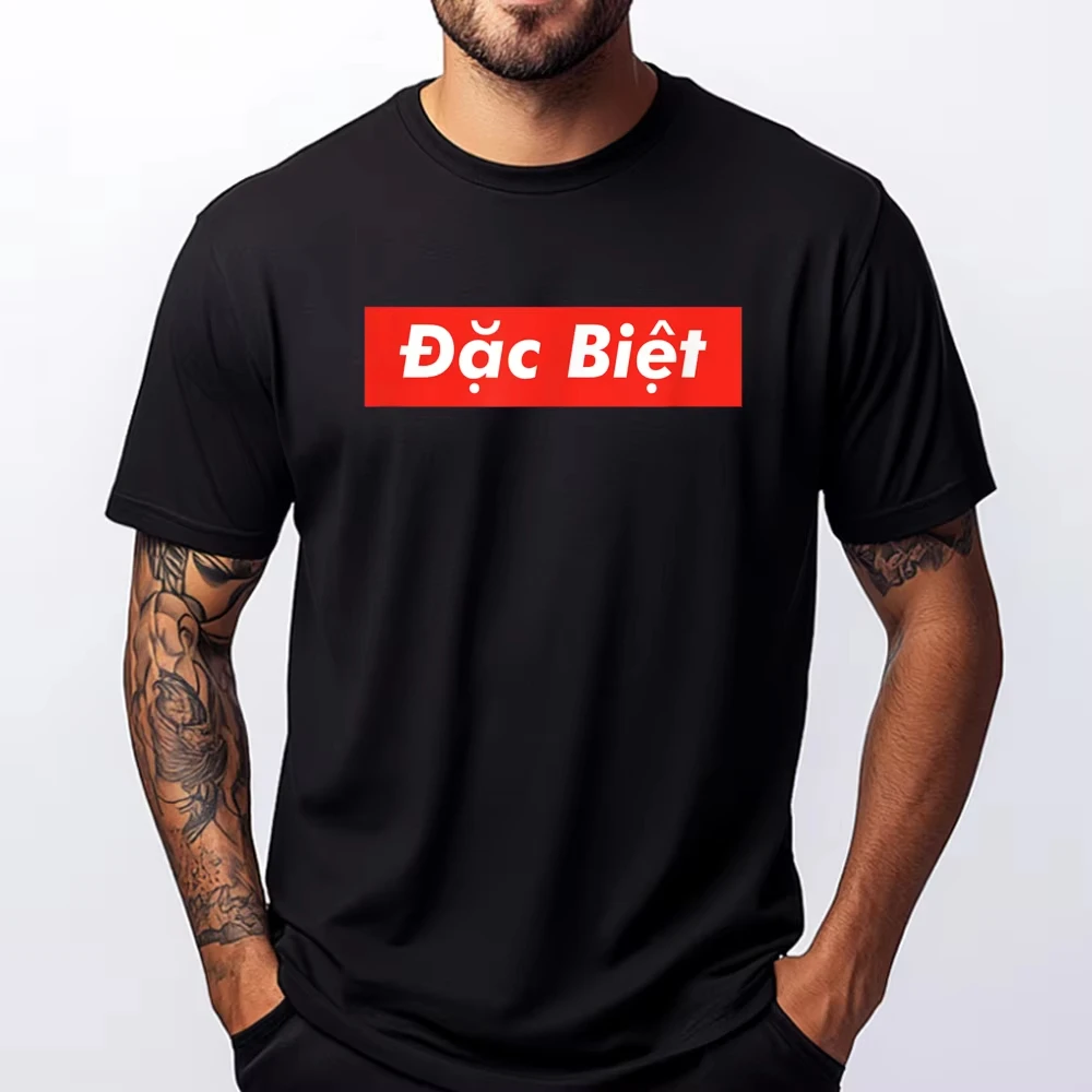 Camiseta gráfica divertida de Pho Dac Biet Red Box Vietnam, estilo vietnamita asiático, para hombre, ropa de calle, camiseta de Mardi Gras para hombre y mujer
