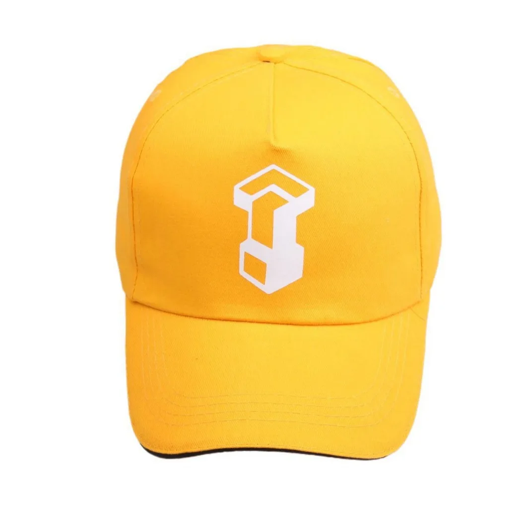 Game Steins; Gate Hat Cosplay Hashida Itaru Yellow Casual Baseball Cap Unisex Adjustable Sun Hat Duckbill Cap