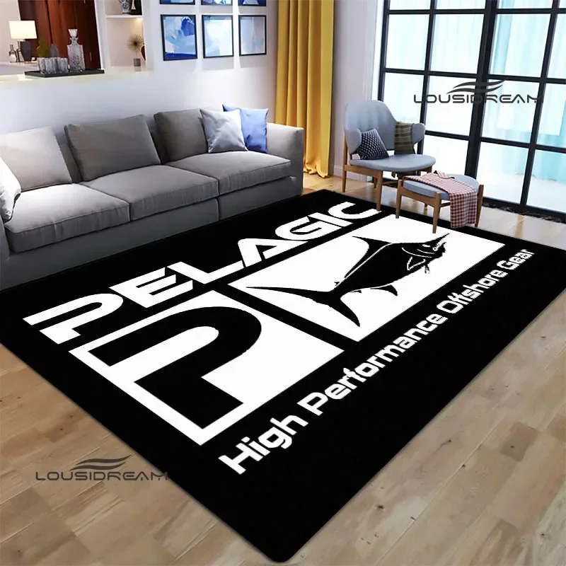 Freeship P-Pelagics Fishing carpet outdoor rug area rug Non -slip carpet bedroom decor carpet for living room birthday gift