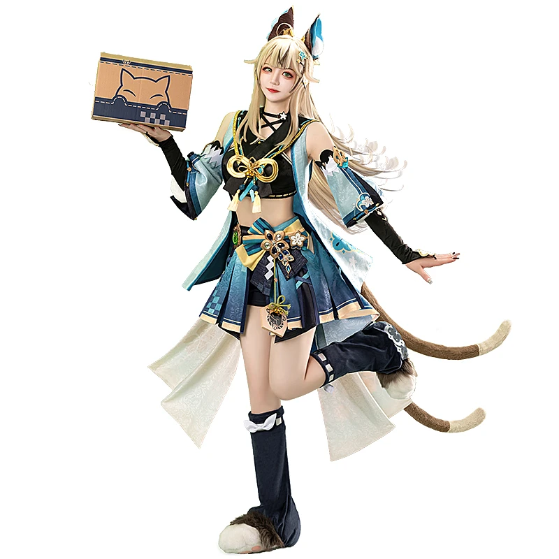 

Cos-Mart Game Genshin Impact Kirara Cosplay Costume Fashion Sweet Nifty Lovely Uniform Activity Party Role Play Clothing New