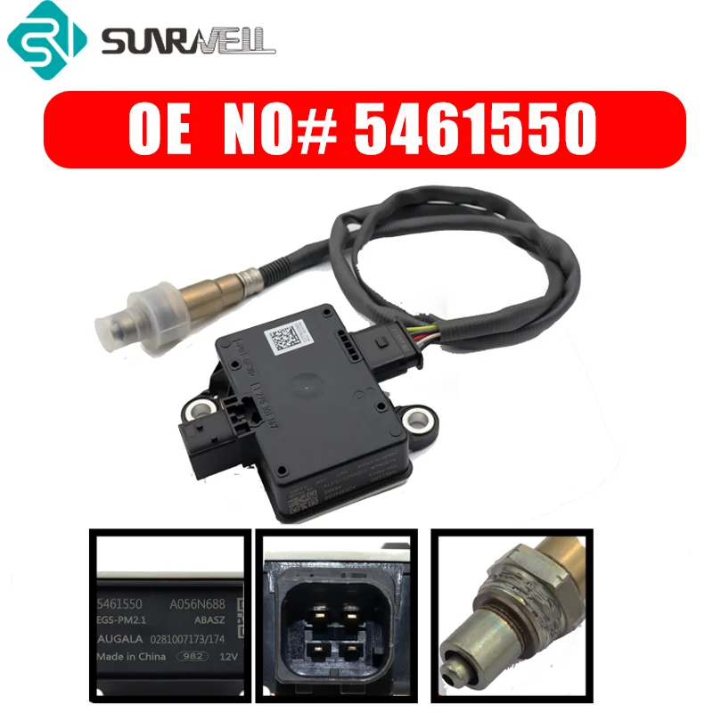 

5461550 5461550RX New 12V Particulate Matter Sensor for Mercedes Cummins 5461550RX 4383978 4384375 5461550 A056N688