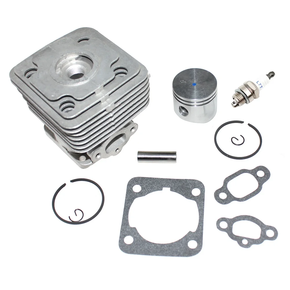 

Cylinder Piston Kit For Oleo-Mac BC350 BC380 Sparta 37 370 38 380 381 OM36 EFCO 8370 8371 DS3500 DS3800 Stark 37 3700 38 3800