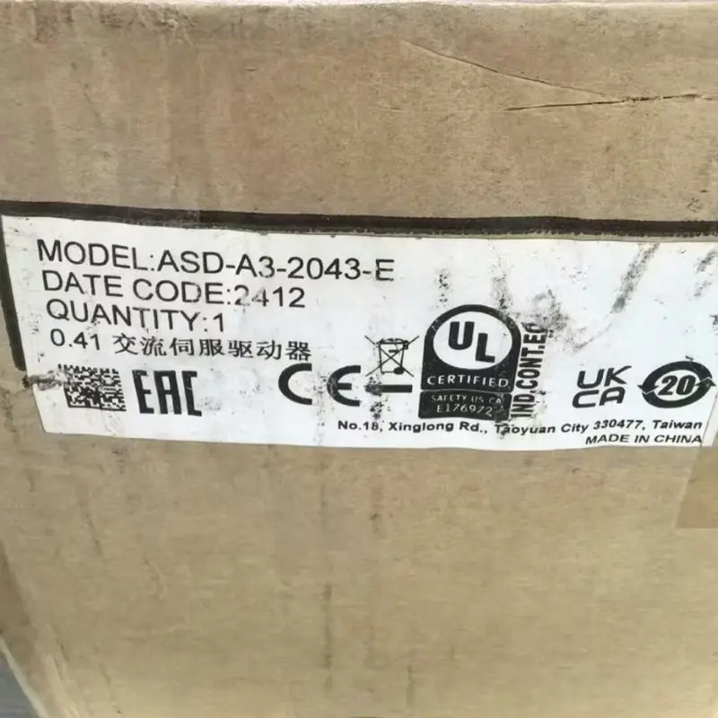 New ASD-A3-2043-E 2KW servo drive for fast delivery