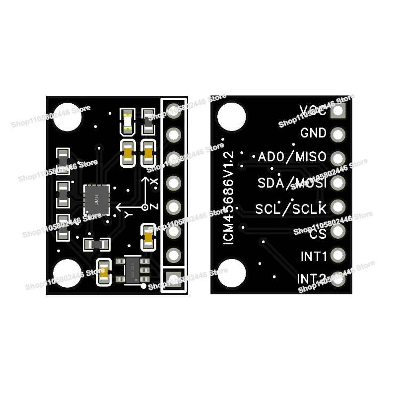 Six-axis IMU ICM45686 Module, High-performance 6DOF, Supports SPI IIC Performance Better Than ICM42688