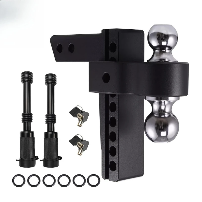 Braccio per rimorchio regolabile in lega di alluminio Braccio per rimorchio per fuoristrada per auto da 2-8 pollici