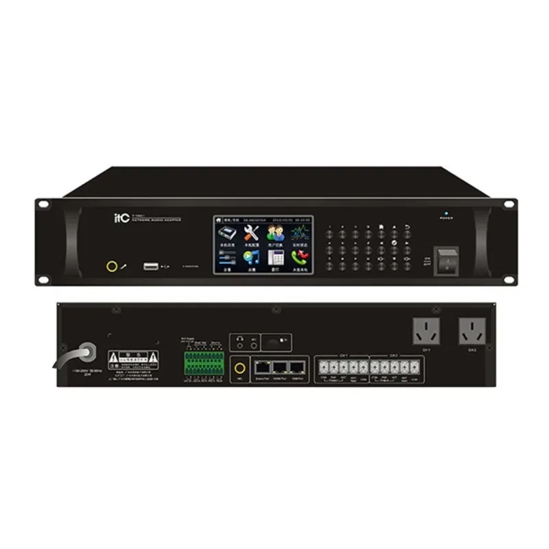 

ITC T-7801 IP Network Audio Sound System Rack-Mount Terminal