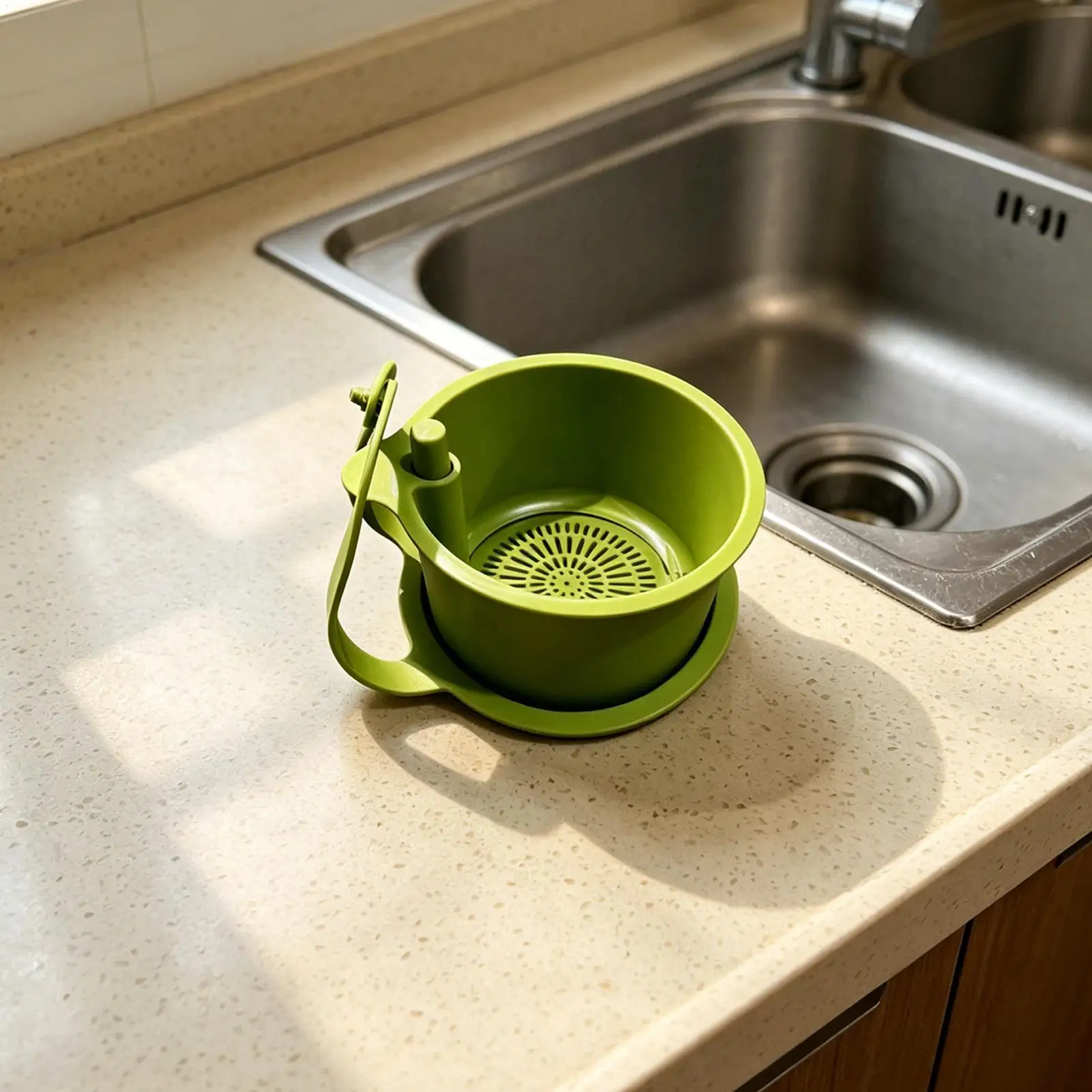 Creative Kitchen Sink Hanging Strainer Basket Detachable Openable Bottom Cover Kitchen Garbage Filter Quickly Drain Clean Rack