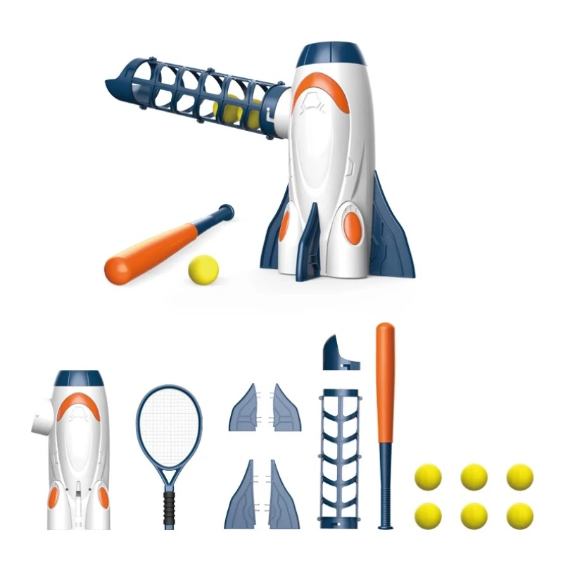 Set di giocattoli per macchine da baseball con lancio automatico Giocattoli per palline da baseball per bambini Giochi sportivi Regali di compleanno per bambini all'aperto per interni