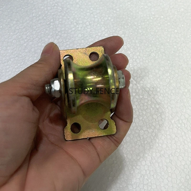1.2inch U V Groove Wheel&Bracket Heavy Duty Rigid Caster Patio Sliding Fence Factory Gate 1pc Metal Pulley image 4