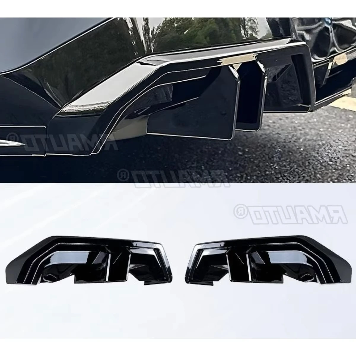 

Для BMW 5 серии i5 2024-2025 автомобильный задний бампер сплиттер обвеса комплект защита бампера угловая накладка автомобильные аксессуары тюнинговая часть