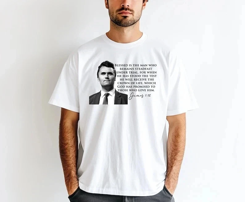 Charlie Kirk Shirt, A True Patriot USA Tee, Make America Great Turning Point Tee Graphic T Shirts Retro Streetwear High-quality