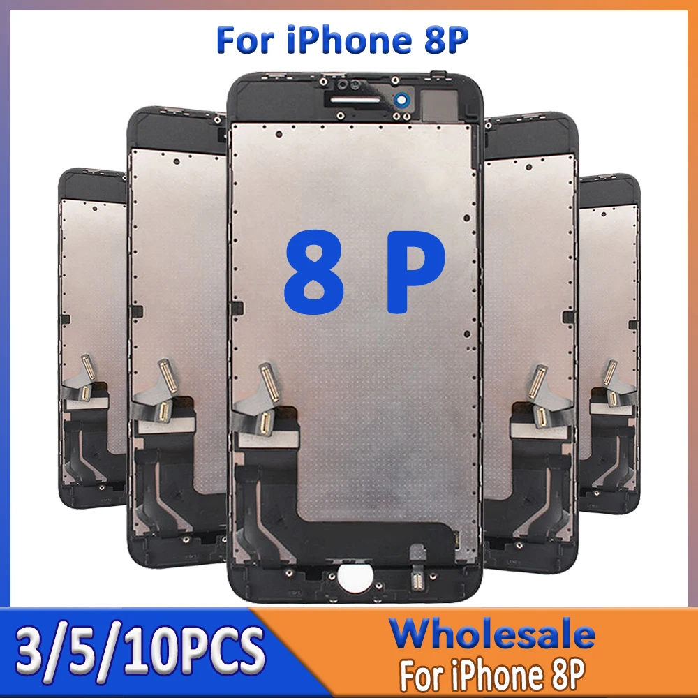 

Wholesale 3/5/10 Pieces/Lot For iphone 8P LCD Screen Assembly With Touch Digitizer Display
