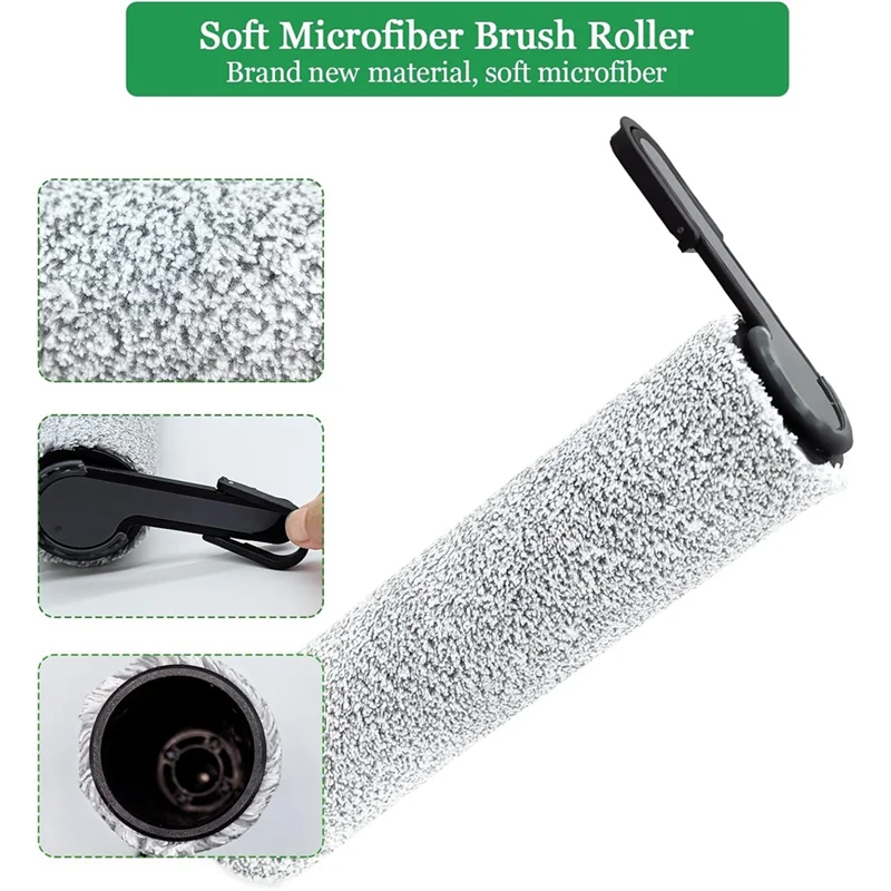 Promotie! Voor Tineco Floor One Stretch S6 nat- en droogstofzuiger vervangende onderdelen, borstelrollen + Hepa-filters