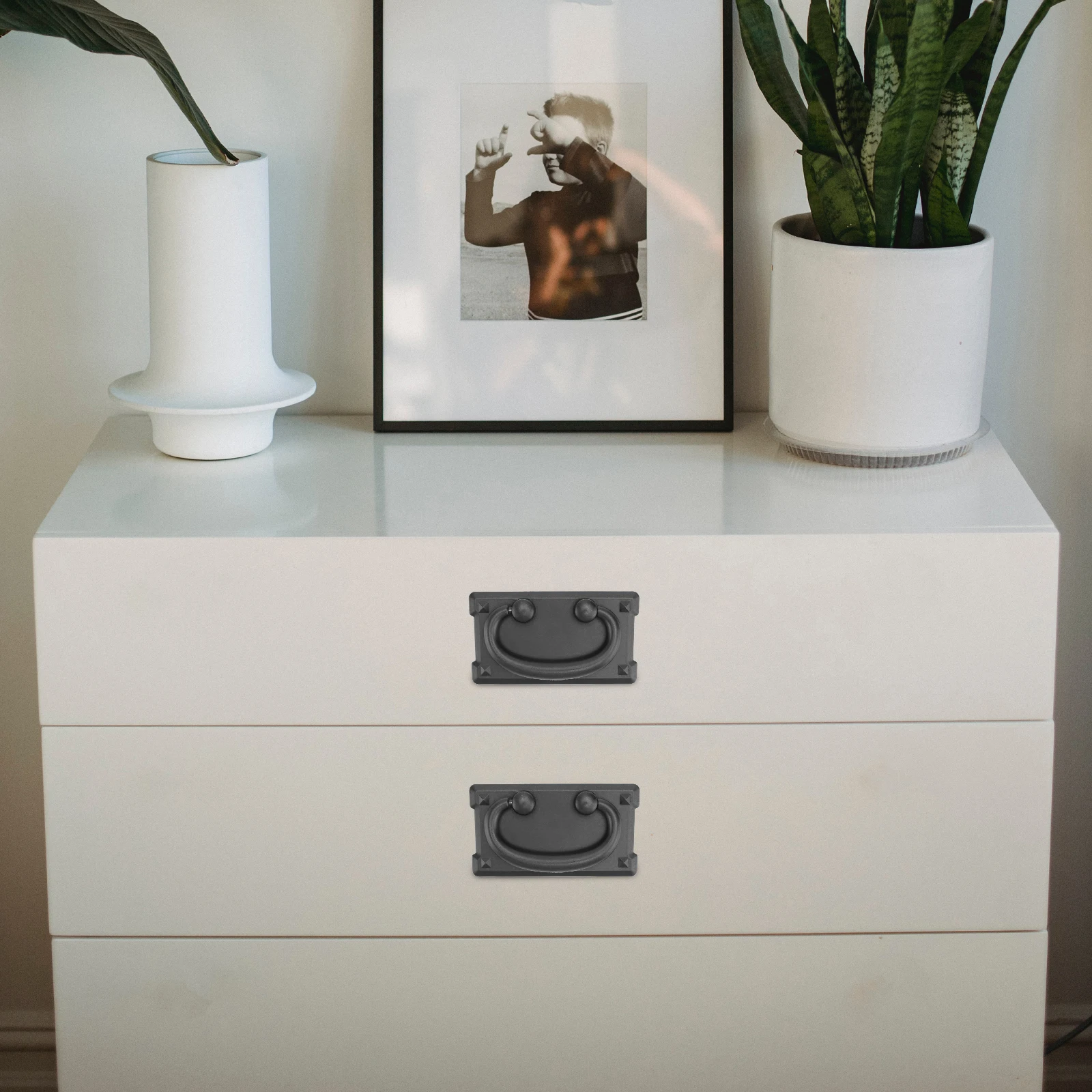 

2Pcs Zinc Alloy Handles Chinese Vintage Cabinet Door Pulls Drawer Grips Cupboard Furniture Decorative Hardware