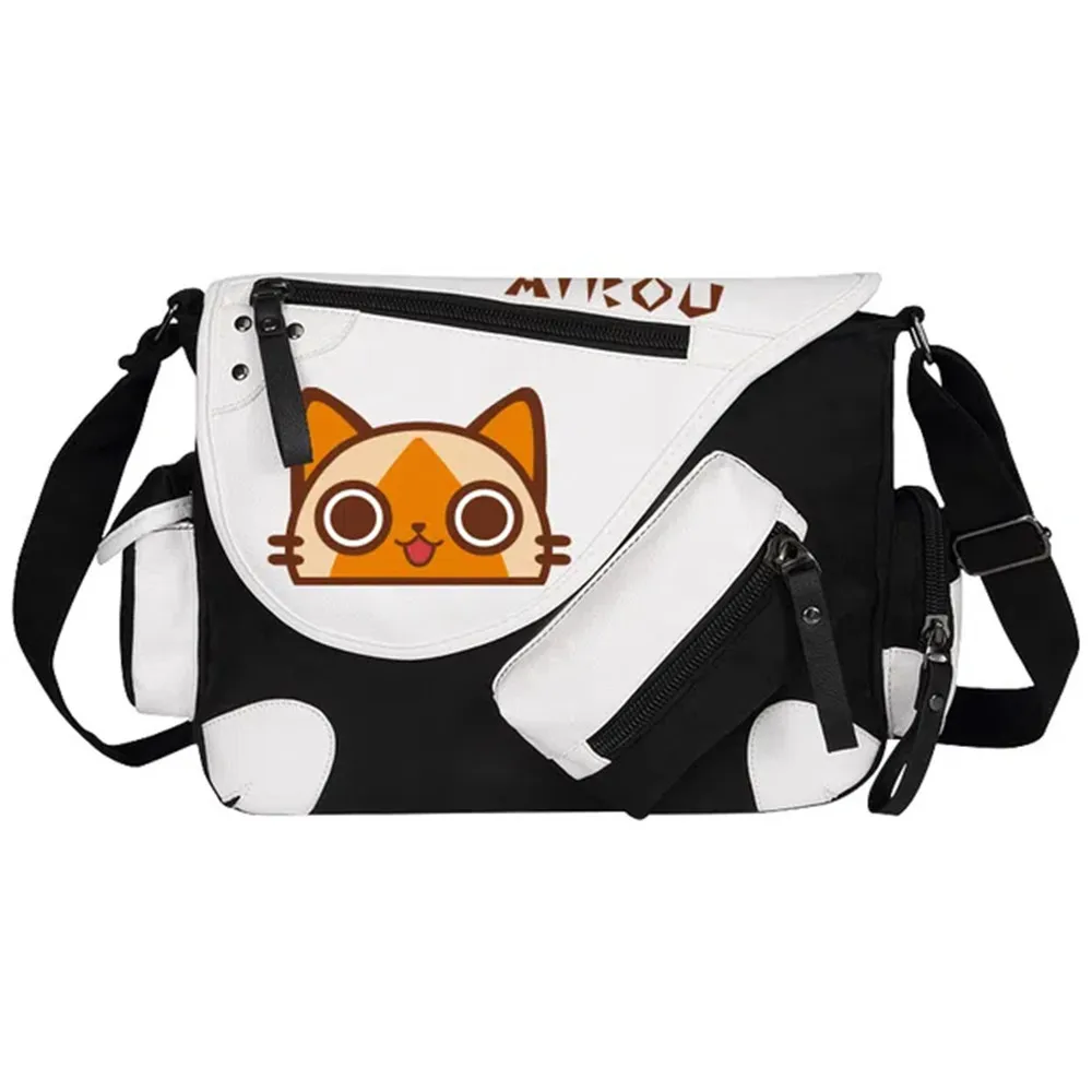 Anime Monster Hunter Canvas Hnadbag Shoulder Bag Crossbody Zipper Casual Travel Bags Schoolbags Messenger Gift