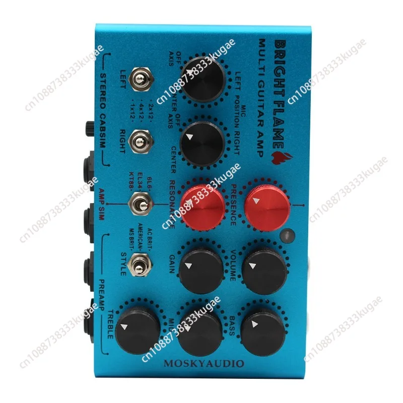 

MOSKYAUDIO BRIGHT FLAME Multifunctional Guitar Case Analog DI Effects