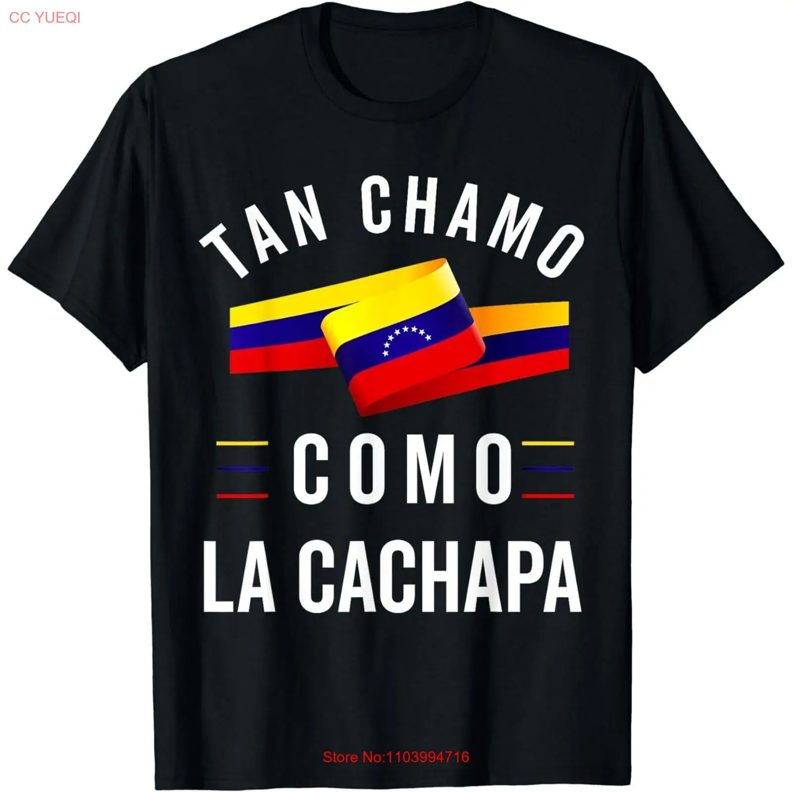 Venezuela Flag Pride Bandera Venezolana chamo Cachapa T-Shirt