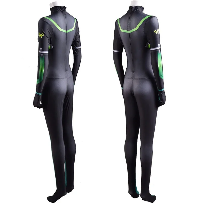 Game VALORANT Cosplay Viper Bodysuit Women Girls Snake Sabine Assasin Viper Cosplay Halloween Costume Wig Jumpsuit Mask Suit