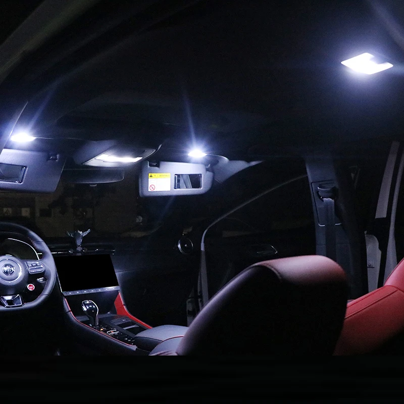 Para BMW Serie 3 E36 E46 M3 E90 Sedan E91 bombillas LED para coche de turismo lámpara de lectura de cúpula Interior espejo de tocador accesorios de