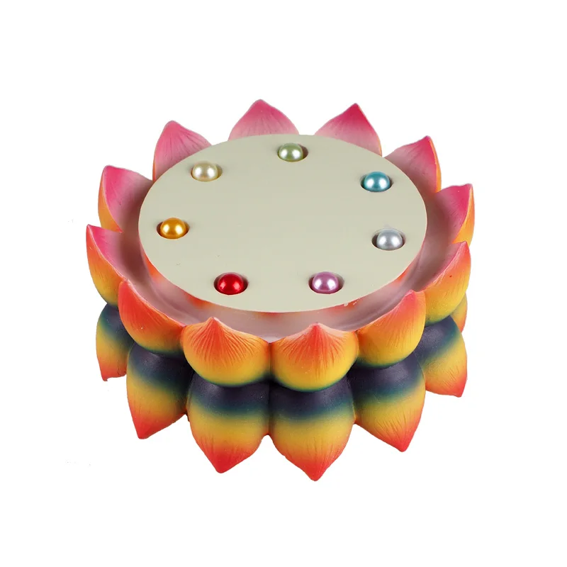 

Huluwa Lotus Block Seven-color Lotus Colorful Lotus