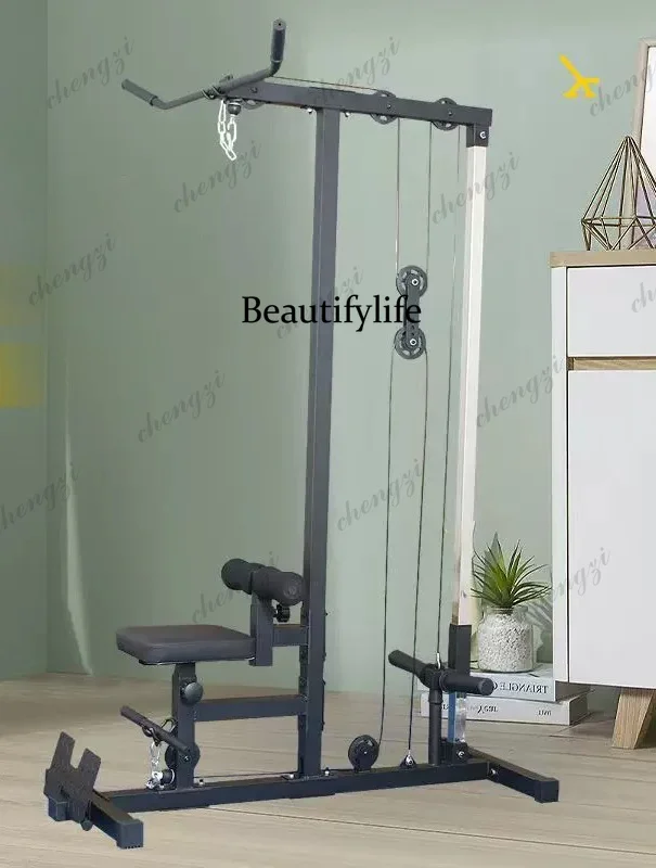 High and low pull trainer, pull back all-in-one machine, fitness equipment all-in-one machine, household high pull-down
