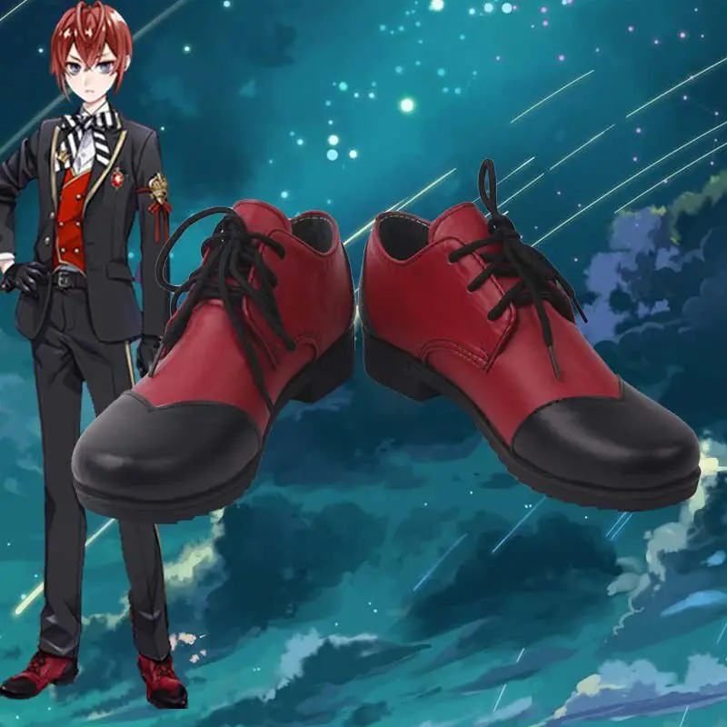 Twisted-Wonderland Riddle Rosehearts Cosplay Shoes Boots Halloween Costume Accessories Props Made