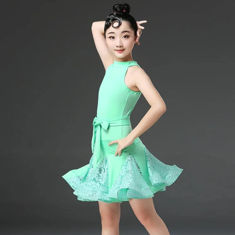 ชุดเต้นรําละตินสําหรับห้องบอลรูมเต้นรําพู่ Cha Cha เครื่องแต่งกายสําหรับสาว Flamengo Tango Fringe ชุด Professional Dance เครื่องแต่งกาย