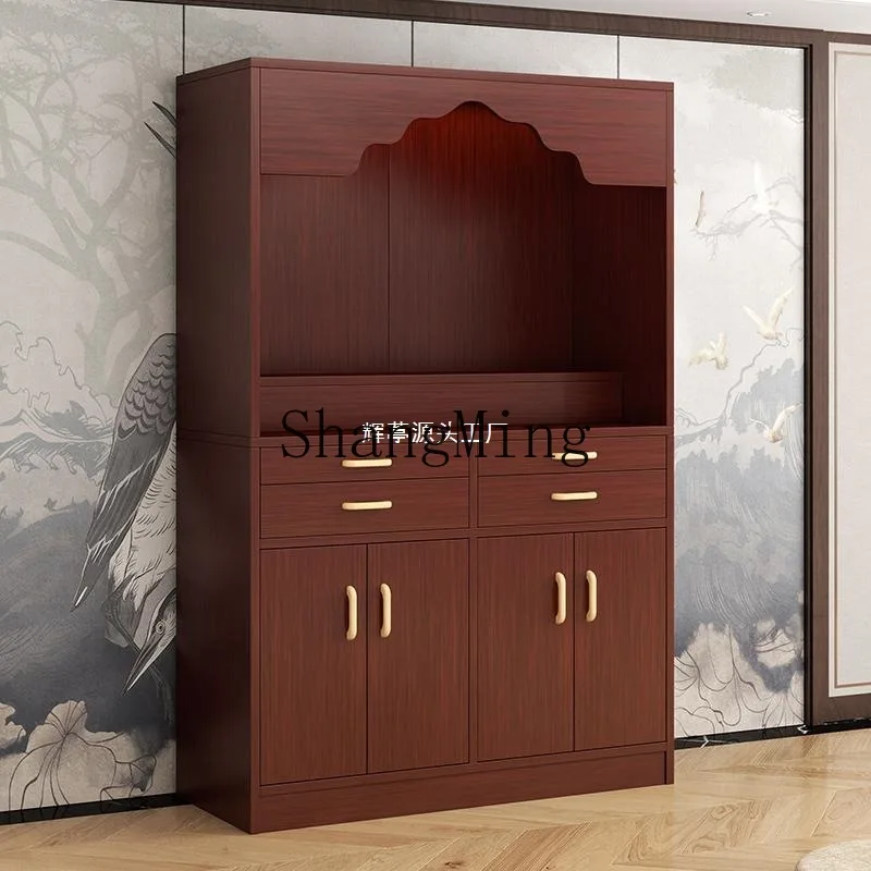 

FG Buddhist shrine offering table Household Buddhist cabinet offering table Statue shrine New Chinese Bodhisattva offering altar