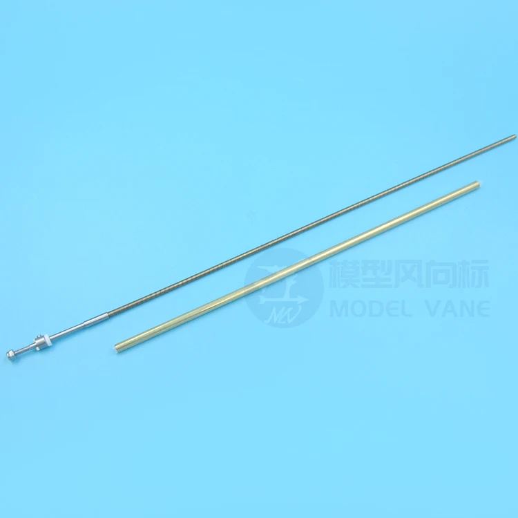 3.18mm Flexible Shaft Positive/Reverse Length Shaft 350mm/Brass Tube 250mm Flex Cable For RC Electric Boat