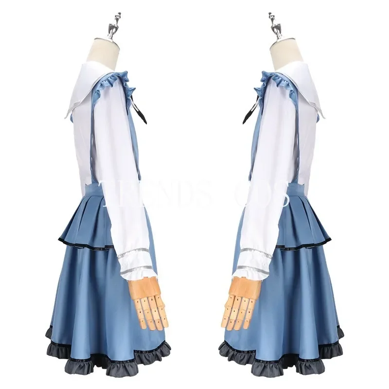 Anime Akiyama Mizuki Maid Cosplay Costume Lolita Ruffle Dress Role-Playing Dress Akiyama Mizuki Outfits for Comic Con