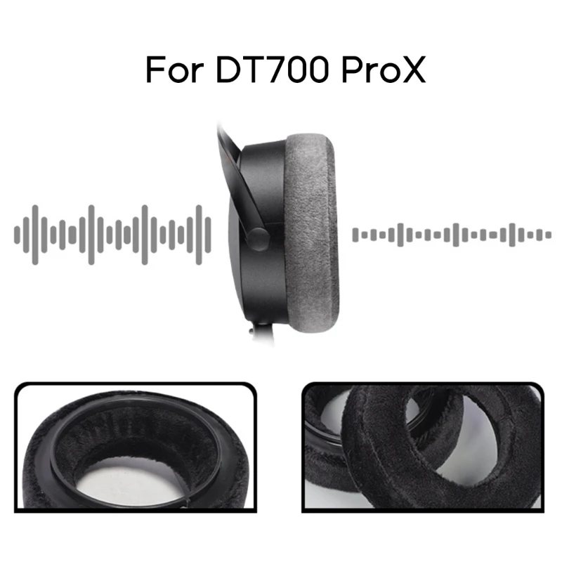 DT700 ProX 헤드폰 이어 쿠션 이어 패드 액세서리 Dropshipping 용 플란넬 이어 패드 커버
