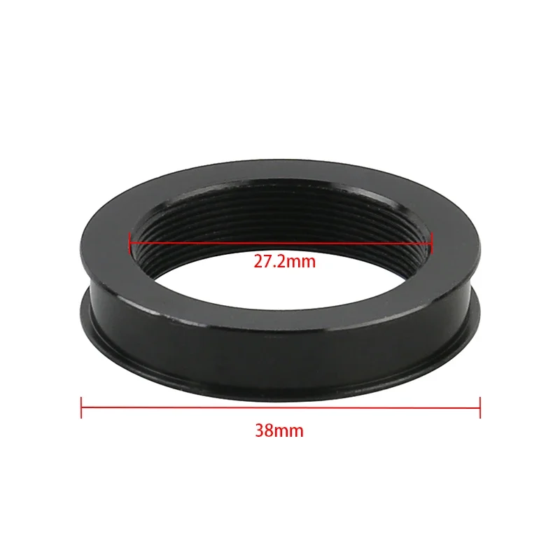 38MM To 27.2MM Thread Converter Adapter Ring For Trinocular Stereo Microscope 0.35X 0.5X 1/2 CTV