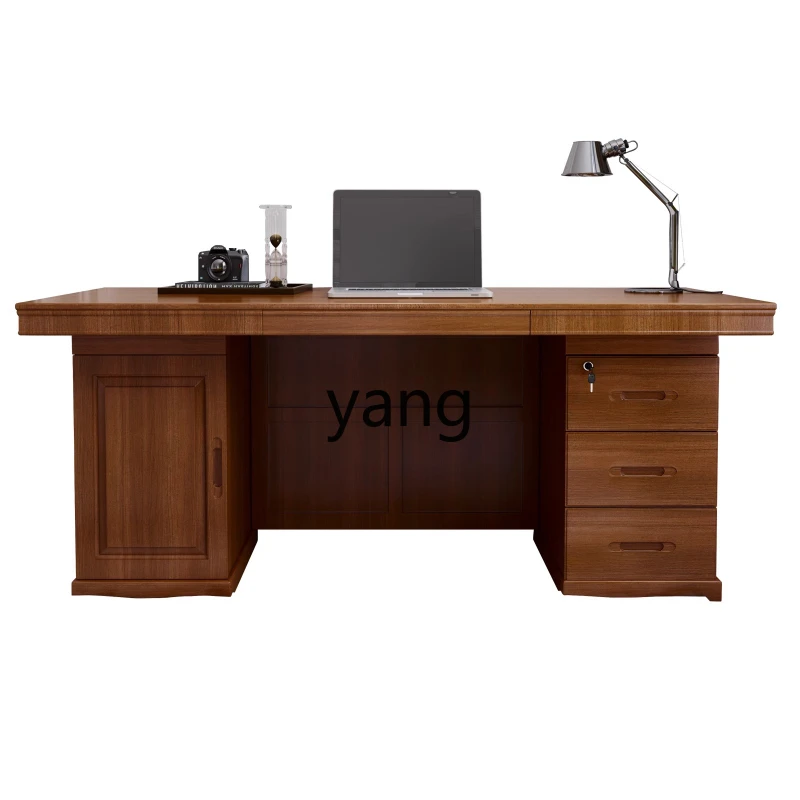 

LTT all solid wood desk office desk home bedroom study computer desk