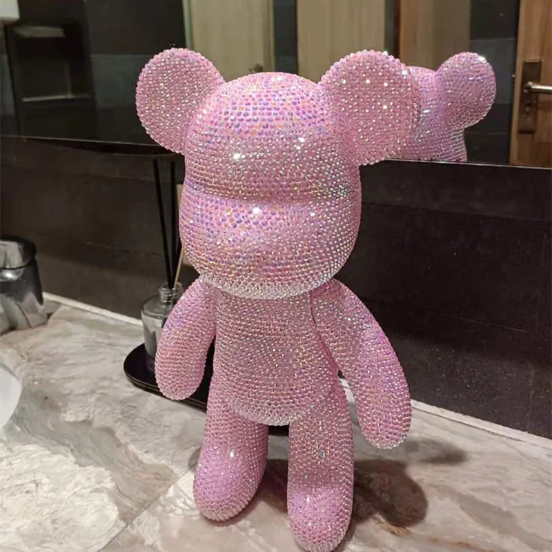 BE@RBRICK CRYSTAL DECORATE PIERCE(CRYSTAL/PINK/BLUE) BE@RBRICK X