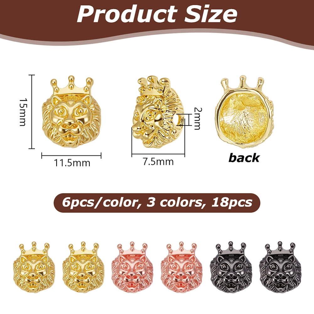 18-pecas-de-contas-de-liga-metalica-com-cabeca-de-leao-em-3-cores-cores-misturadas-15x115x75mm-furo-2mm-6-pecas-cor