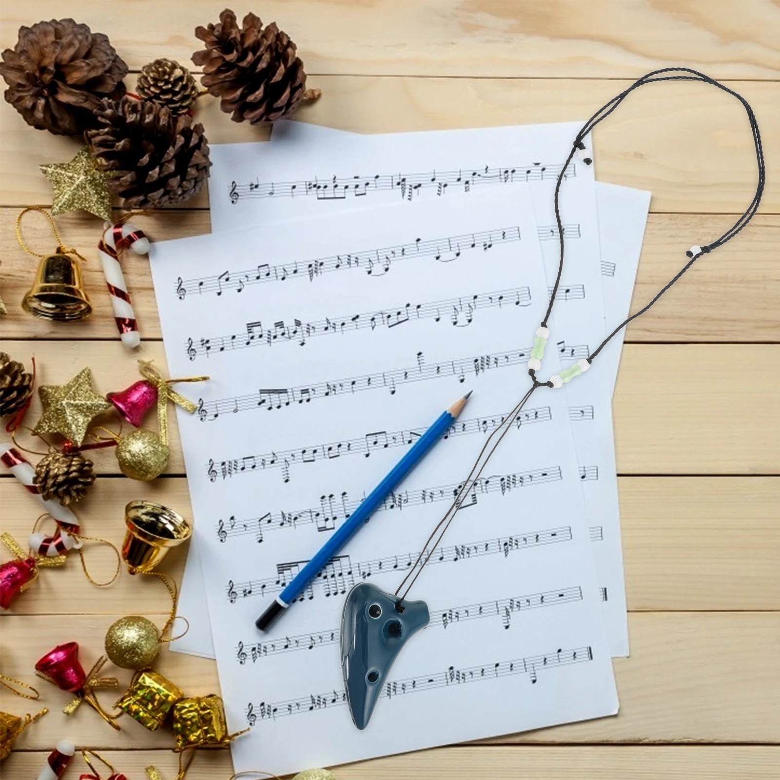 

Dolomite 6 Hole Ocarina Mini Portable Music Instrument Beautiful Sound Easy to Use for Beginners and Kids 6 Hole Ocarina