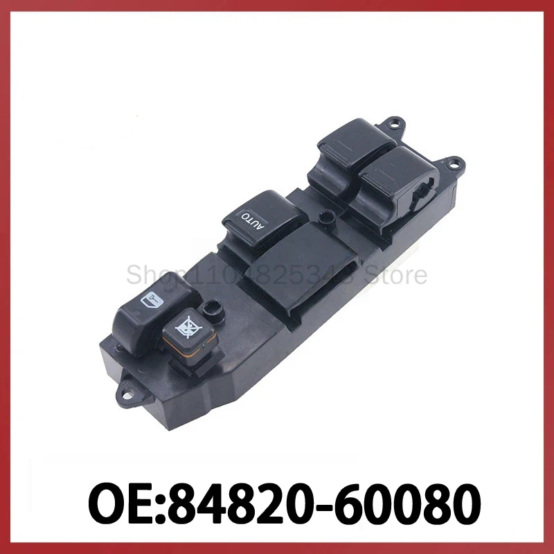 

84820-60080 Переключатель стеклоподъемника для Toyota Land Cruiser (правый руль)