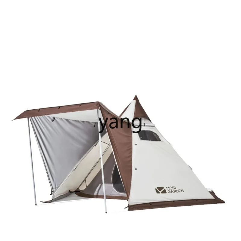 

L'm'm Tent Outdoor Camping Pyramid Camping Thickened Thick Windproof Rainproof Four Seasons