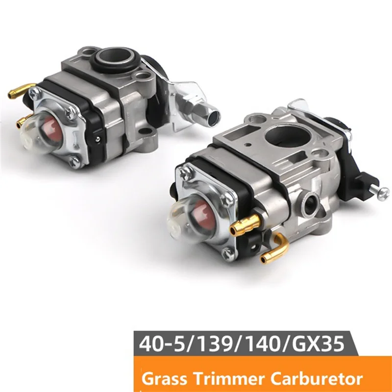 Imagem -02 - Kit Carburador de Gasolina para Cortador de Relva Cortador de Escova Substituição do Motor 405 139 140 43cc 52cc 44-5 1pc