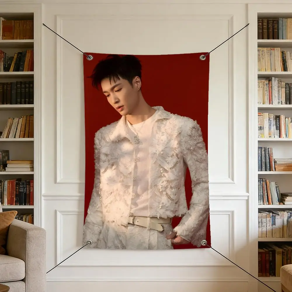 Celebrity L-Lay Zhang Flags Warm Home Flag 4 Grommets Wrinkle Free Indoor Outdoor