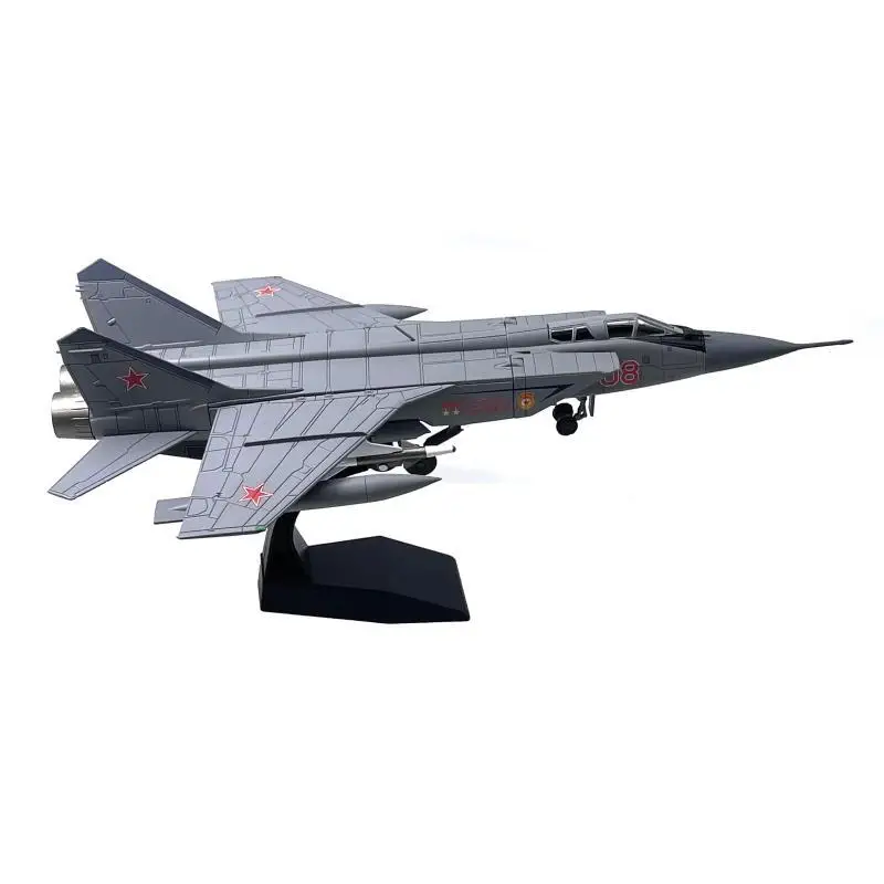 وصل حديثًا لعام 1/72 سعر خاص Diecast Metal Mig 31 نموذج مقاتلة أسرع من الصوت مجموعة عرض الأثاث ألعاب عسكرية