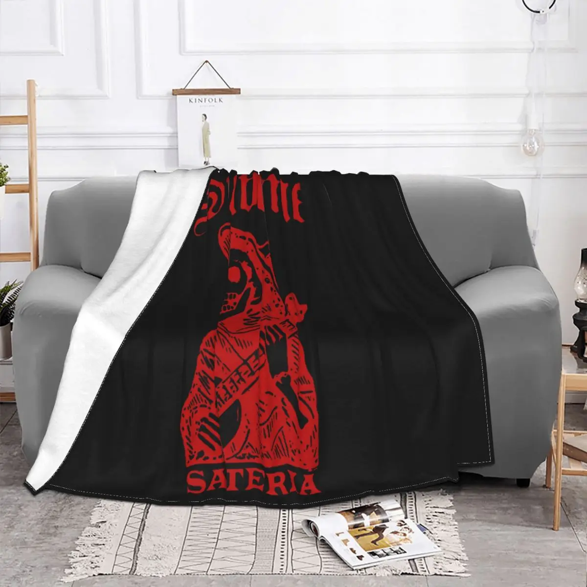 Sublime Santeria Skeleton Rock Band Men's B&W 100 Cotton Women Men Mens Summer Throw Blanket