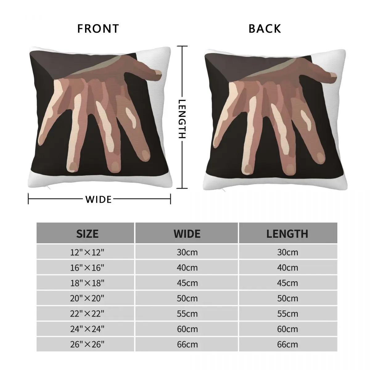 Pride Prejudice Mr. Darcy Hand Flex Square Pillowcase Polyester Linen Velvet Creative Pillow Case Sofa Seater Cushion Case 18