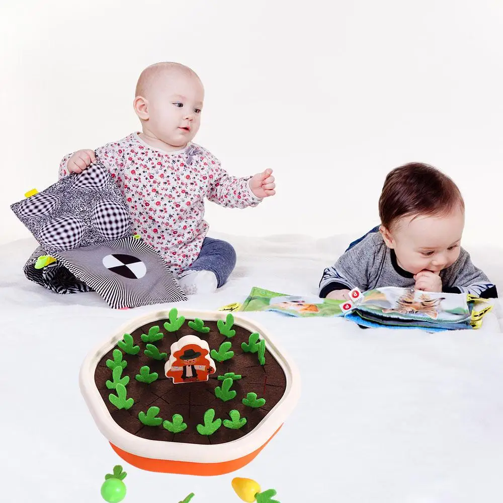 Brinquedos de memória quebra-cabeça brinquedos interação pai-filho brinquedos puxando rabanete brinquedos jogo de memória vegetal fazenda puxar rabanete jogo