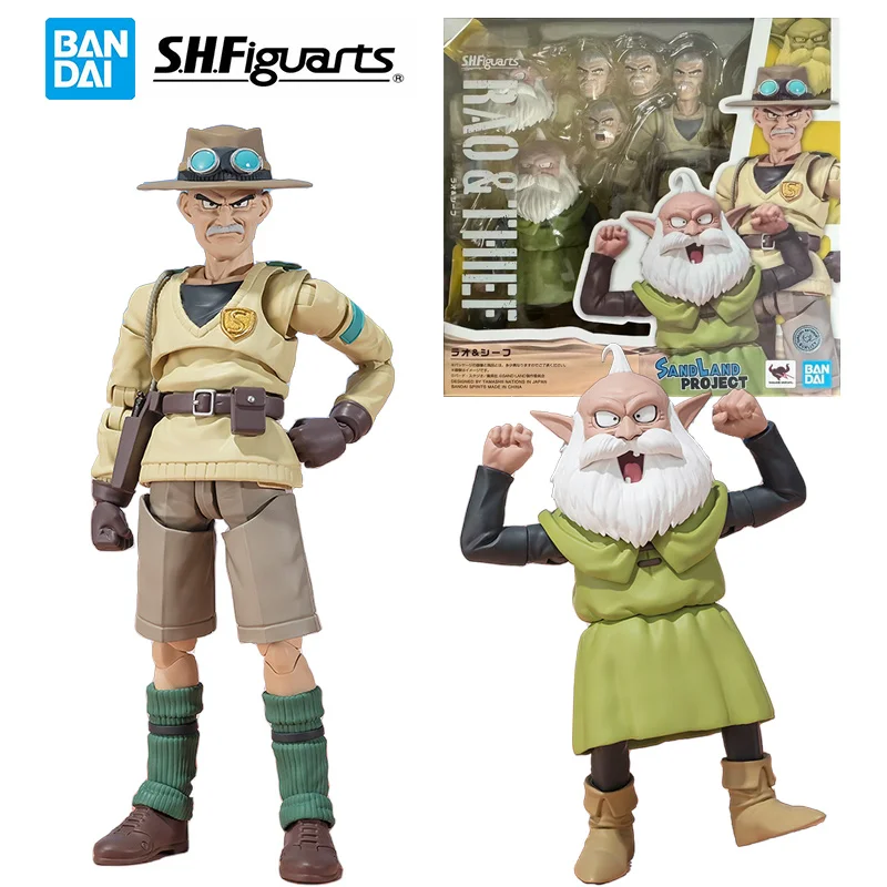 

Bandai Namco S.H.Figuarts Rao & Thief Sand Land 16Cm Anime Original Action Figure Model Kit Toy Birthday Gift Collection